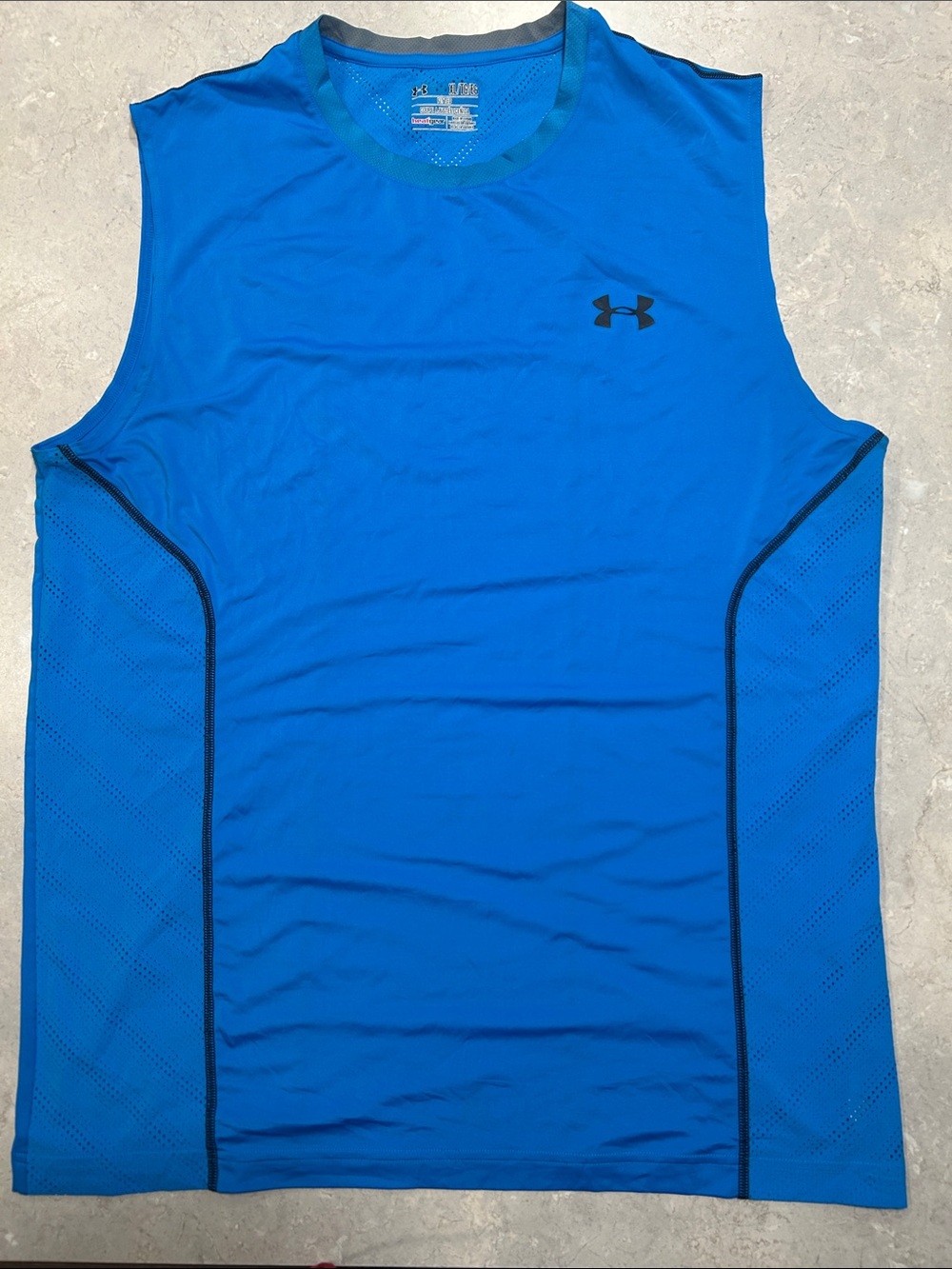 Under Armour Men's Bright Blue Sleeveless Training Tank